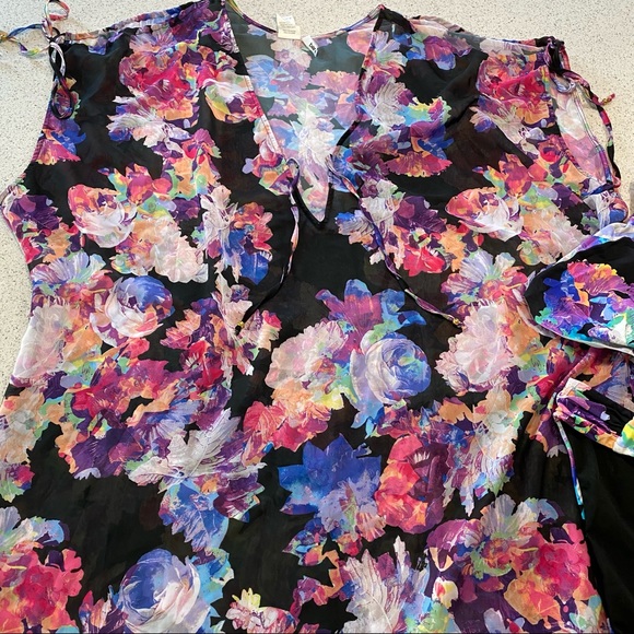 Tankini Swim Set with cover up- Women size L - Picture 2 of 11